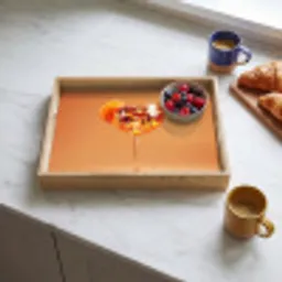 Drank - Oranje - Glitter - Disco Dienblad Rechthoek middel -sfeer2