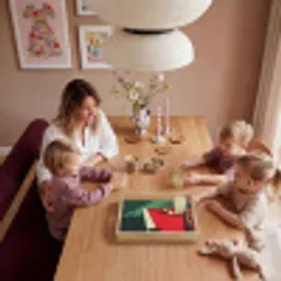 Biljarttafel - Ballen - Rood - Schaduw Dienblad Rechthoek middel -sfeer4