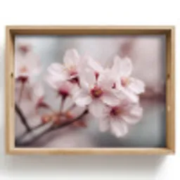 Bloesems - Meeldraden - Geel - Wazig Dienblad Rechthoek middel -z3d_shopping