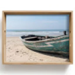 Boot - Zandstrand - Zee Dienblad Rechthoek middel -z3d_shopping
