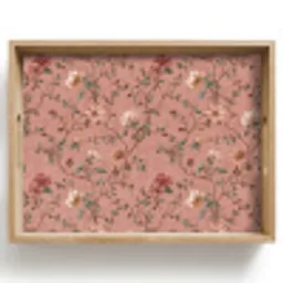 Botanisch - Bloemen - Roze Dienblad Rechthoek middel 911 -z3d_shopping