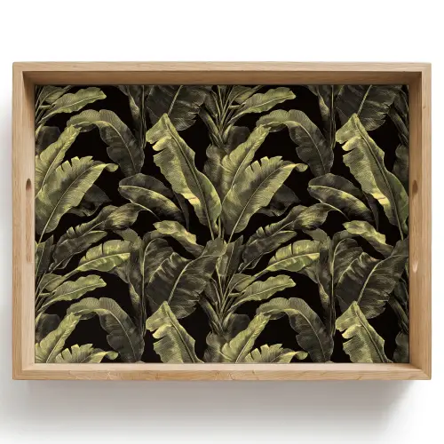 Botanisch - Bladeren - Groen Dienblad Rechthoek middel 911 -z3d_shopping