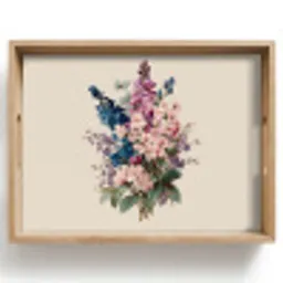 Boeket - Beige - Harmonieus - Subtiel Dienblad Rechthoek middel -z3d_shopping