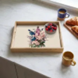 Boeket - Beige - Harmonieus - Subtiel Dienblad Rechthoek middel -sfeer2