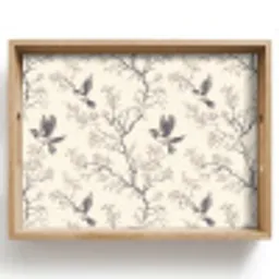 Takken - Vogels - Beige Dienblad Rechthoek middel 911 -z3d_shopping
