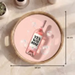 Bubbels - Rosé - Roze Dienblad Rond middel -USP_Formaat