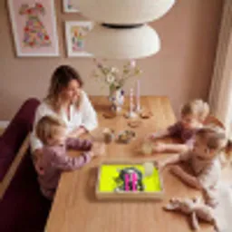 Buste - Verf - Geel Dienblad Rechthoek middel -sfeer4