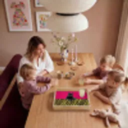 Kat - Baas - Roze - Tijgerprint Dienblad Rechthoek middel -sfeer4