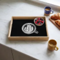 Krijttekening - Koffie - Latte art Dienblad Rechthoek middel -sfeer2