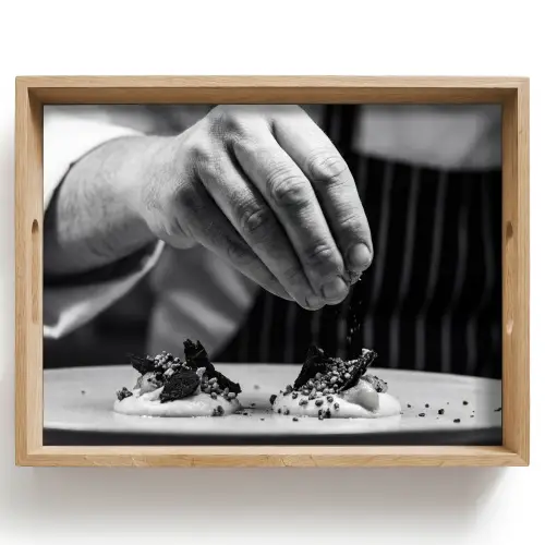Chef - Garnering - Gerecht Dienblad Rechthoek middel -z3d_shopping