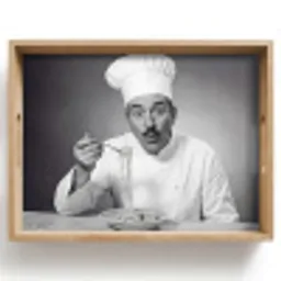 Chef - Spaghetti - Pasta Dienblad Rechthoek middel -z3d_shopping