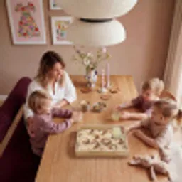 Kastanje Champignons - Beige Dienblad Rechthoek middel -sfeer4