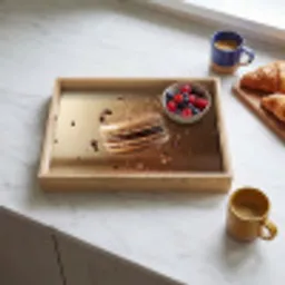 Chocolade - Macarons - Eten - Snoep Dienblad Rechthoek middel -sfeer2
