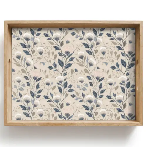 Klassiek - Botanisch - Kleurrijk Dienblad Rechthoek middel 911 -z3d_shopping
