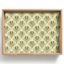 Klassiek - Waaier - Groen Dienblad Rechthoek middel 911 -z3d_shopping