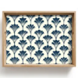 Klassiek - Motief - Blauw Dienblad Rechthoek middel 911 -z3d_shopping