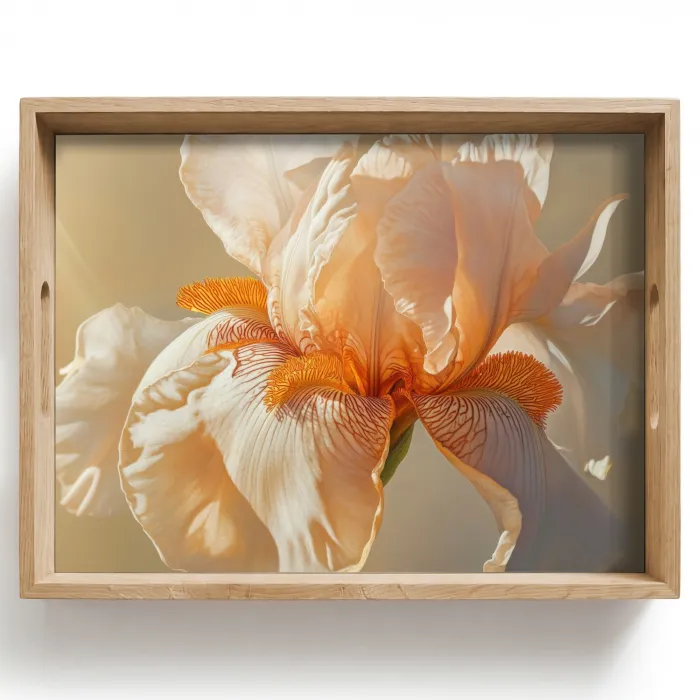 Close up - Oranje - Iris Dienblad Rechthoek middel -z3d_shopping
