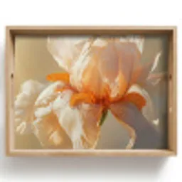 Close up - Oranje - Iris Dienblad Rechthoek middel -z3d_shopping