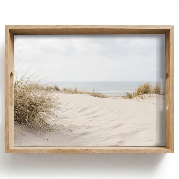 Wolken - Duinlandschap - Zand Dienblad Rechthoek middel -z3d_shopping