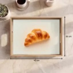 Croissant - Brood - Beige Dienblad Rechthoek middel -USP_Formaat