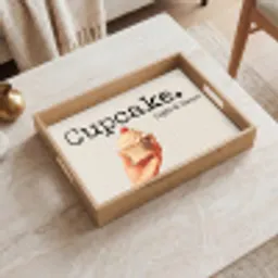 Cupcake - Zoet - Kers Dienblad Rechthoek middel -sfeer1