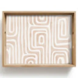 Decoratief - Labyrint - Beige Dienblad Rechthoek middel -z3d_shopping