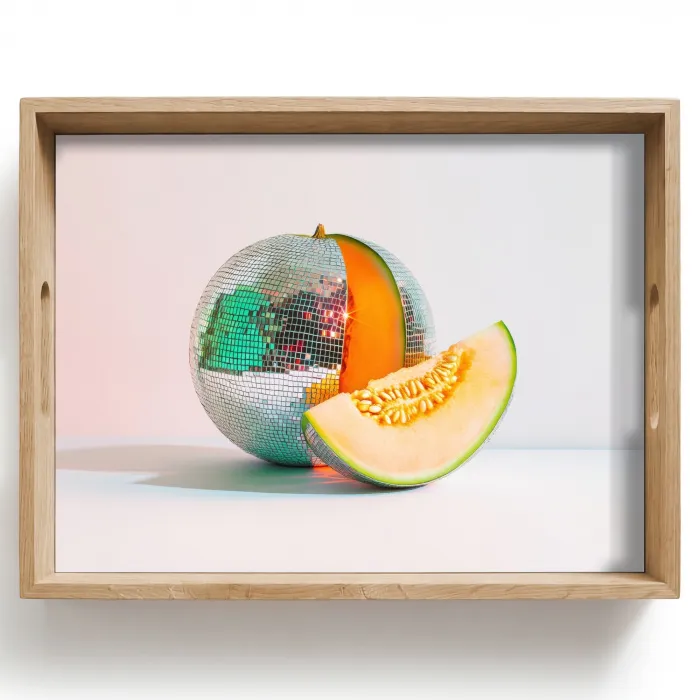 Disco - Discobal - Meloen - Pastel Dienblad Rechthoek middel -z3d_shopping