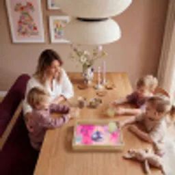 Discobal - Pink - Verf Dienblad Rechthoek middel -sfeer4