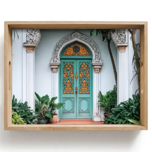 Deur - Patronen - Planten Dienblad Rechthoek middel -z3d_shopping