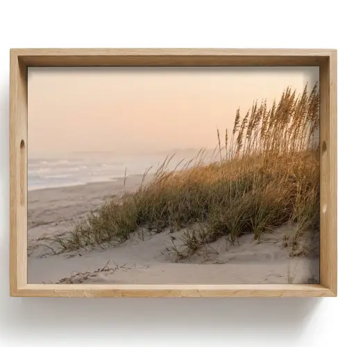 Duinlandschap - Zonsondergang - Strand Dienblad Rechthoek middel -z3d_shopping