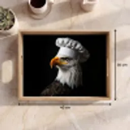 Arend -Amerika - Koksmuts - Vogel - Stoer Dienblad Rechthoek middel -USP_Formaat
