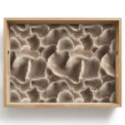 Waaiervorm - Beige - Vezel textuur Dienblad Rechthoek middel 911 -z3d_shopping