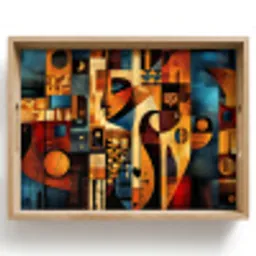 Figuren - Abstract - Symbolen Dienblad Rechthoek middel -z3d_shopping