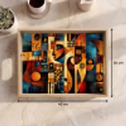 Figuren - Abstract - Symbolen Dienblad Rechthoek middel -USP_Formaat