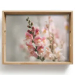 Bloem - Leeuwenbek - Roze - Stengel Dienblad Rechthoek middel -z3d_shopping