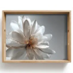 Bloem - Wit - Neutraal Dienblad Rechthoek middel -z3d_shopping