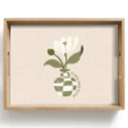Bloem - Wit - Vaas - Quote Dienblad Rechthoek middel -z3d_shopping