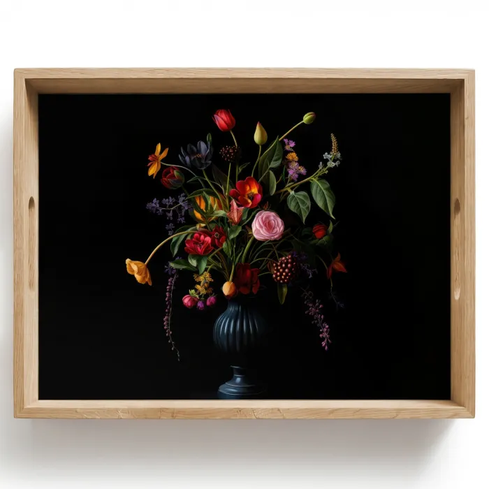 Bloemen - Bessen - Klassiek Dienblad Rechthoek middel -z3d_shopping