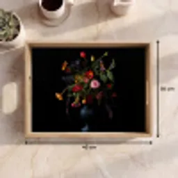 Bloemen - Bessen - Klassiek Dienblad Rechthoek middel -USP_Formaat