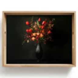 Bloemen - Takken - Boeket Dienblad Rechthoek middel -z3d_shopping
