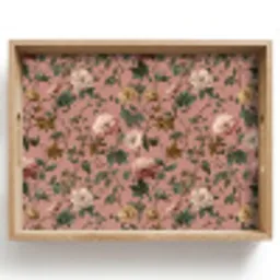 Bloemen - Klassiek - Roze Dienblad Rechthoek middel 911 -z3d_shopping