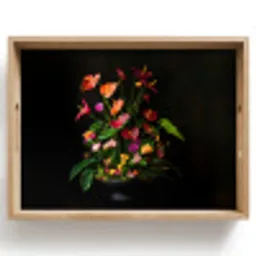 Bloemen - Vaas - Kleurrijk Dienblad Rechthoek middel -z3d_shopping