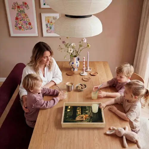 Vos - Bos - Slapen Dienblad Rechthoek middel -sfeer4