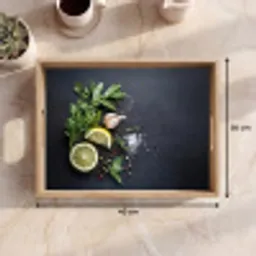 Verse ingrediënten - Compositie - Artistiek Dienblad Rechthoek middel -USP_Formaat