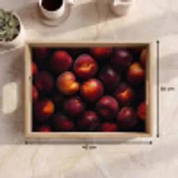 Fruit - Close up - Nectarines Dienblad Rechthoek middel -USP_Formaat