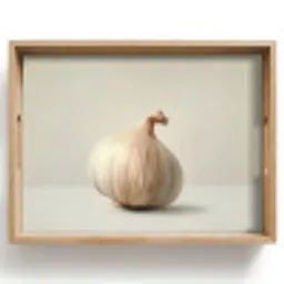 Knoflook - Natuurlijk - Beige Dienblad Rechthoek middel -z3d_shopping