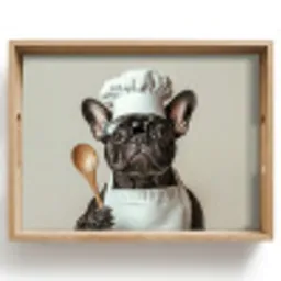 Bril - Hond - Kok Dienblad Rechthoek middel -z3d_shopping