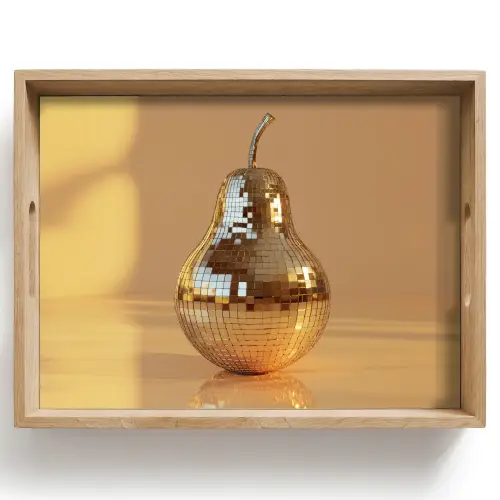 Goud - Disco - Glitter - Peer Dienblad Rechthoek middel -z3d_shopping