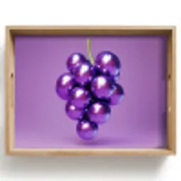 Druif - Disco - Glitter - Paars Dienblad Rechthoek middel -z3d_shopping