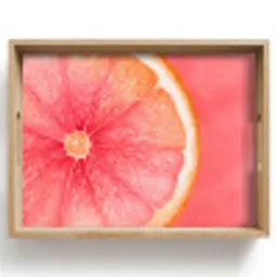 Grapefruit - Roze - Levendig Dienblad Rechthoek middel -z3d_shopping
